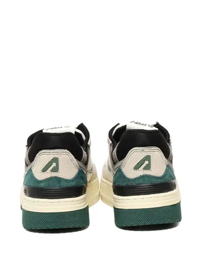 Autry Clc Panelled Sneakers In White