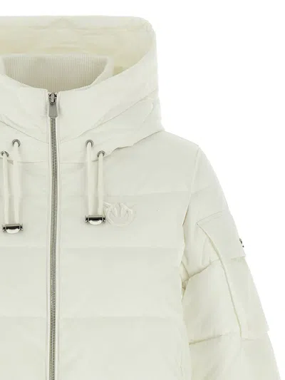 Pinko 'crusca' Down Jacket In White