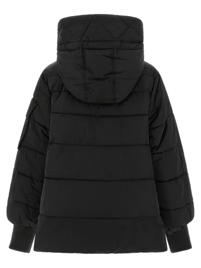 Pinko Contemporary Padded Coat With Horizontal Quilting In Multi