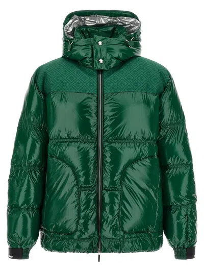 Casablanca Down-filled Relaxed Fit Puffer Jacket In Green