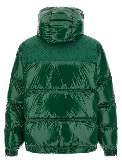 Casablanca Down-filled Relaxed Fit Puffer Jacket In Green