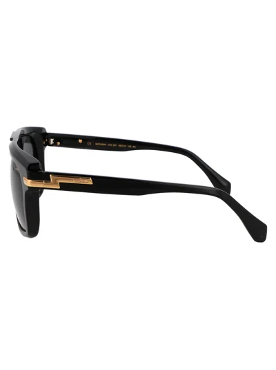 Cazal Shield-frame Sunglasses In Black