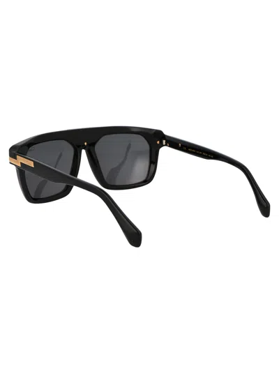 Cazal Shield-frame Sunglasses In Black
