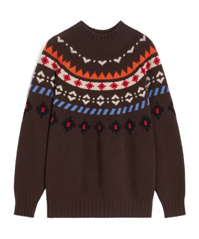 Weekend Max Mara Weekend Maxmara Hardy Jumper Chocolate In Brown
