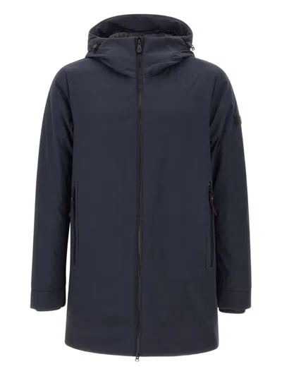 拉链连帽派克大衣