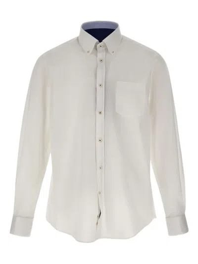 Paul & Shark Button-down Shirt In White