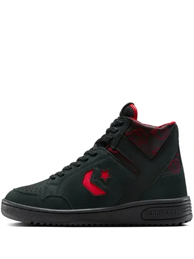 Converse Cloud-print Star Sneakers In Multi