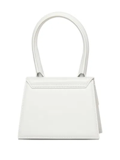 Jacquemus Mini Le Chiquito Shoulder Bag In White