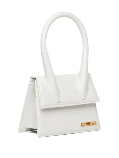 Jacquemus Mini Le Chiquito Shoulder Bag In White