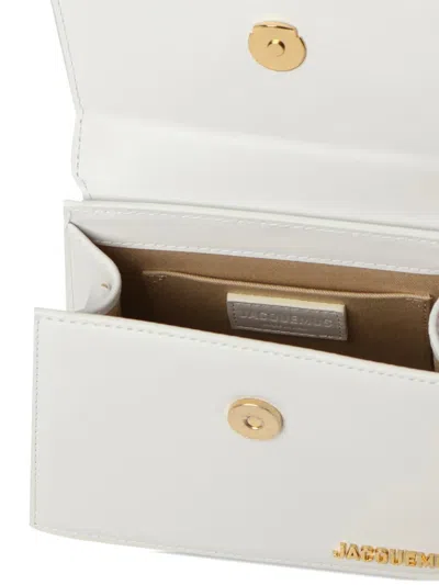 Jacquemus Mini Le Chiquito Shoulder Bag In White