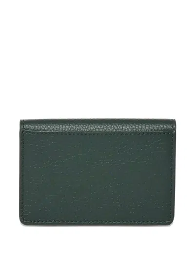 GANCINI 扣环皮质钱包