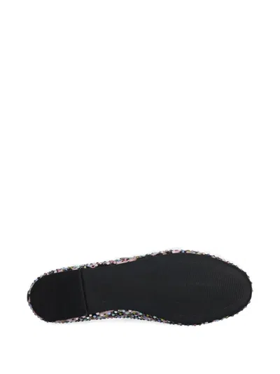 Kurt Geiger Leopard-print Crystal-embellished Ballet Flats In Pink