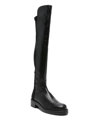 Stuart Weitzman 40mm Leather Panelled Knee-high Boots In Multi