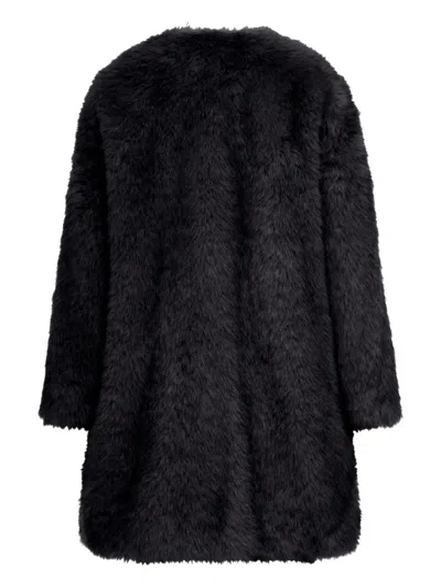 Max Mara Studio Eros Coat In Black