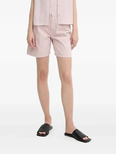 Samsoe & Samsoe Cotton Shorts In Pink