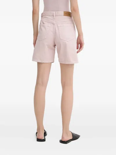 Samsoe & Samsoe Cotton Shorts In Pink