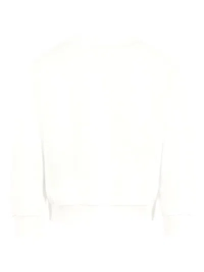 Balmain Chain-print Sweatshirt In White