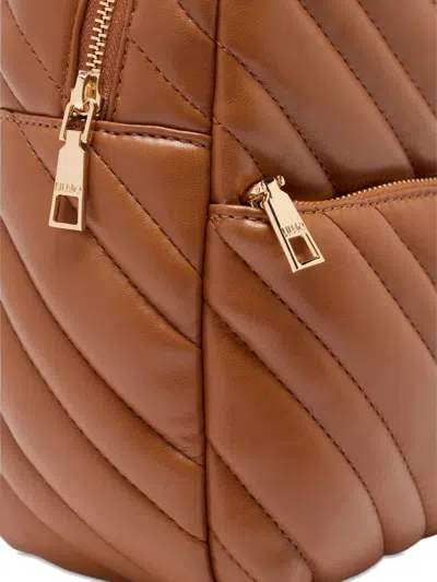 Liu •jo Versatile Quilted Backpack Featuring Multiple Pockets In Brown