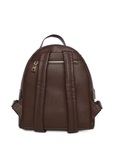 Love Moschino Backpack With Maxi Logo In Brown