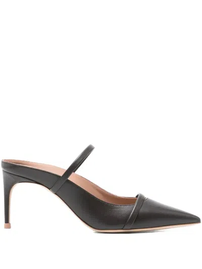 Malone Souliers 70mm Leather Pointed-toe Mules In Brown
