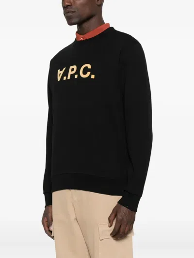 Apc A.p.c. Standard Grand Vpc Oversize Sweatshirt In Black