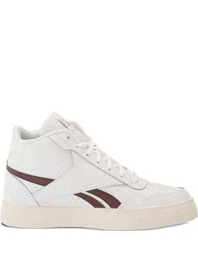 Reebok Off-white & Burgundy Club C Double Revenge Sneakers