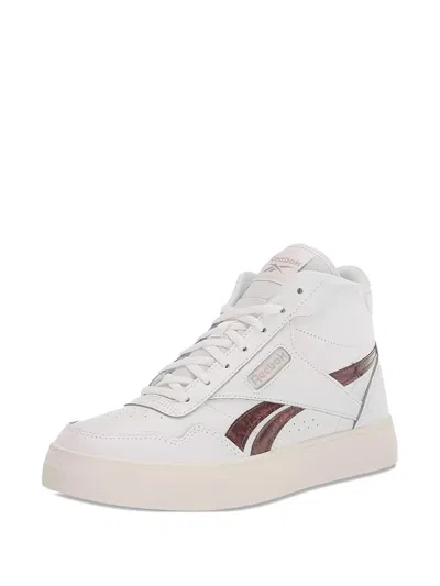 Reebok Off-white & Burgundy Club C Double Revenge Sneakers