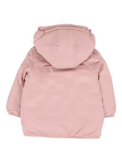 K-way Hooded Padded Jacket In Pink