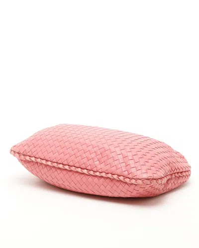 Bottega Veneta Large Intrecciato Hobo Bag In Pink