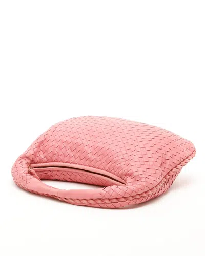 Bottega Veneta Large Intrecciato Hobo Bag In Pink