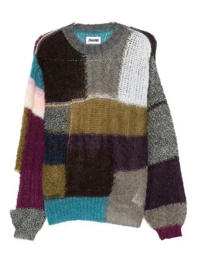 Magliano Ribbed Crewneck Sweater In Multi
