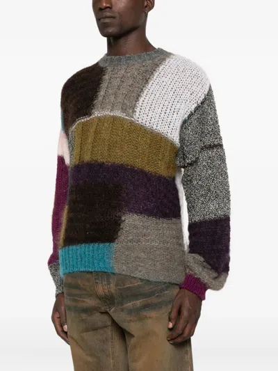 Magliano Ribbed Crewneck Sweater In Multi