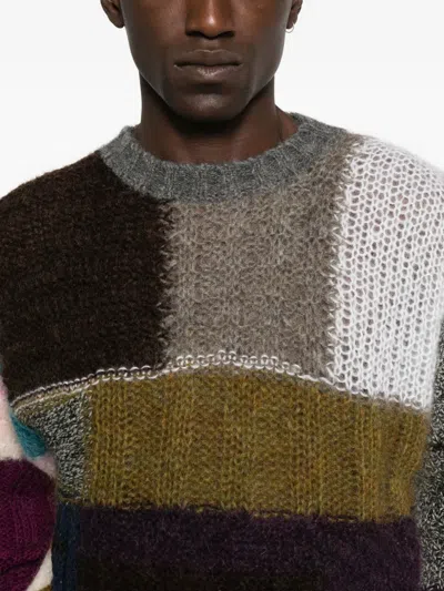 Magliano Ribbed Crewneck Sweater In Multi