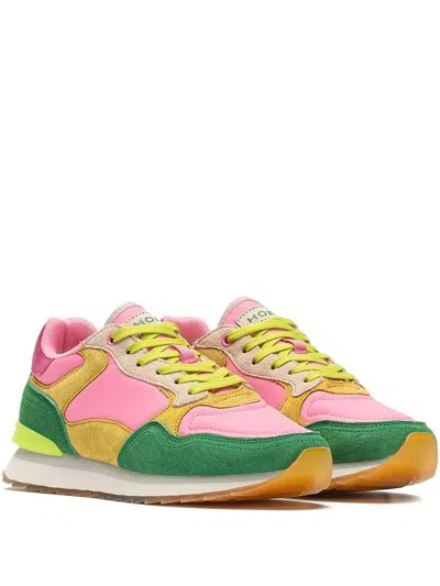 Hoff Santa Marta Panelled Suede Sneakers In Pink
