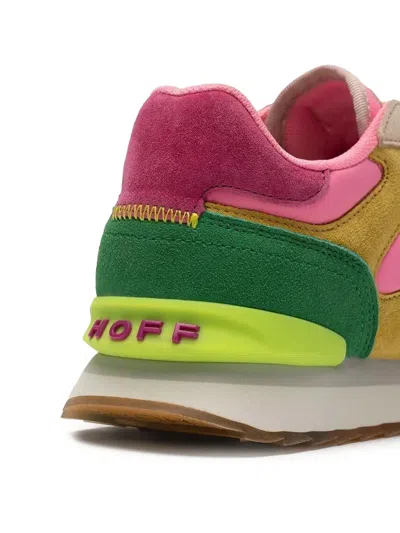 Hoff Santa Marta Panelled Suede Sneakers In Pink