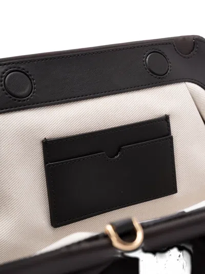 Themoirè Emera Gathered Clutch Bag In Brown