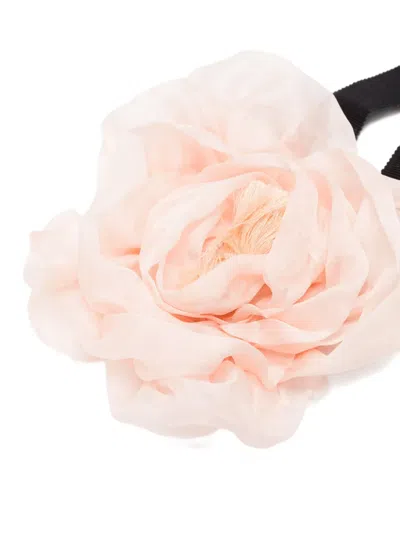 真丝花卉项圈式项链