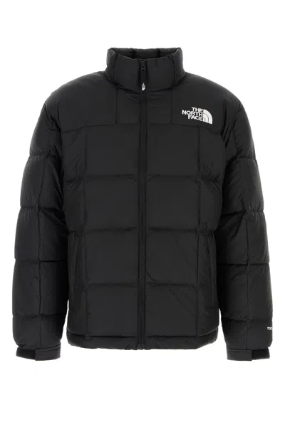 The North Face High Collar Puffer Quilted Jacket In Black
