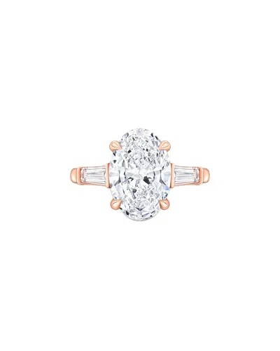 Lab Grown Diamonds 14k 3.40 Ct. Tw. Lab-grown Diamond Ring In Gold