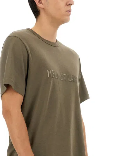 Helmut Lang T-shirt With Logo In Green