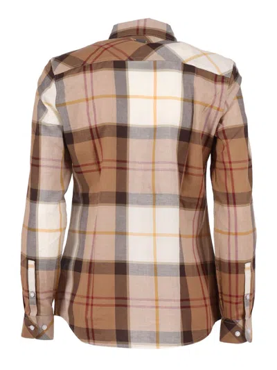 Barbour Bredon Check Button-up Shirt In Brown