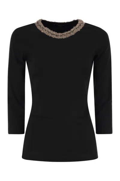 Fabiana Filippi T-shirt In Black