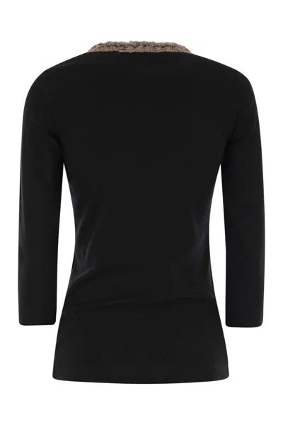 Fabiana Filippi T-shirt In Black