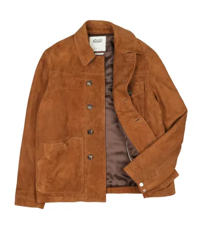 Valstar Suede Padded Elgar Jacket In Brown