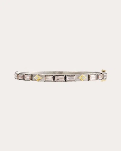 Armenta Women's Sterling Silver 18k Gold Morganite And Diamond Bracelet In Metallic