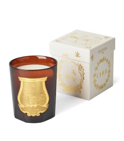 Trudon Logo-patch Candle In Brown