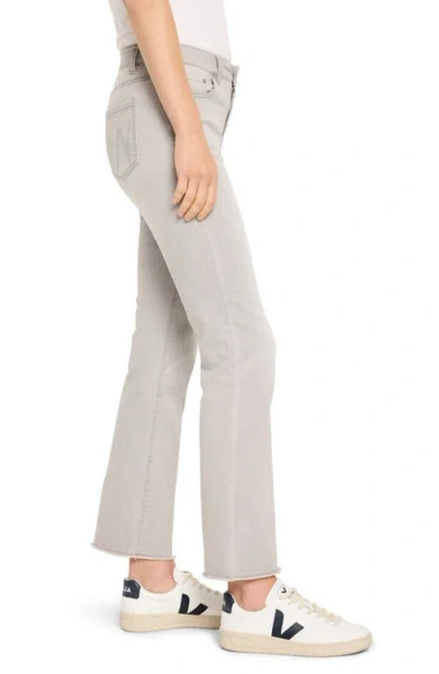 Nic + Zoe Nic+zoe Frayed Ankle Demi Bootcut Jeans In Silver