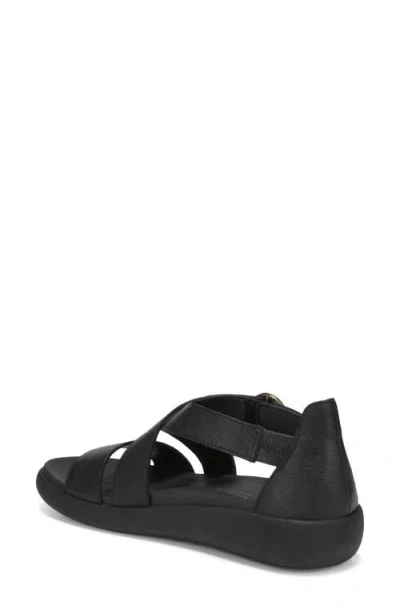 Vionic Harmony Rx Leather Strappy In Black