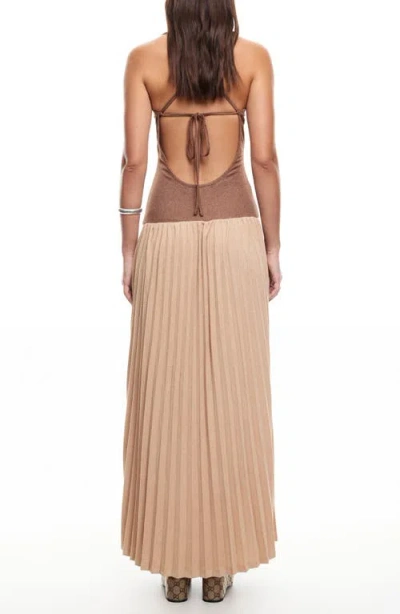 Lioness Renaissance Maxi Dress Chocolate In Brown