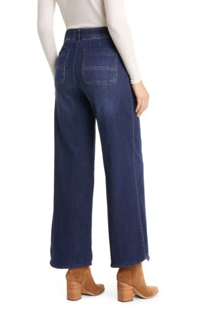 Wit & Wisdom 'ab'solution Skyrise Wide Leg Jeans In Blue